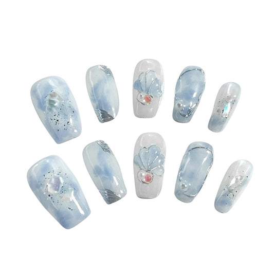 Ocean Serenity Press-On Nails